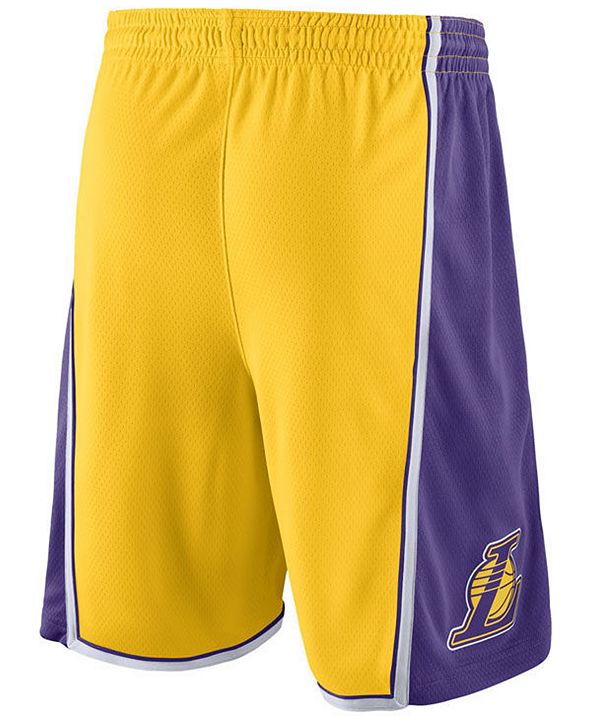 Nike Men's Los Angeles Lakers Icon Swingman Shorts & Reviews - Sports ...