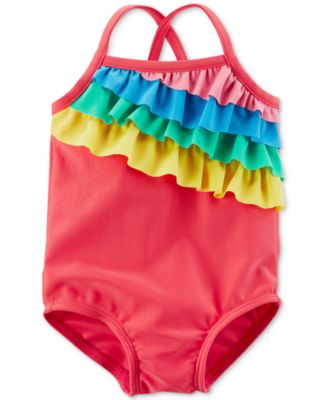 macy's baby girl swimwear