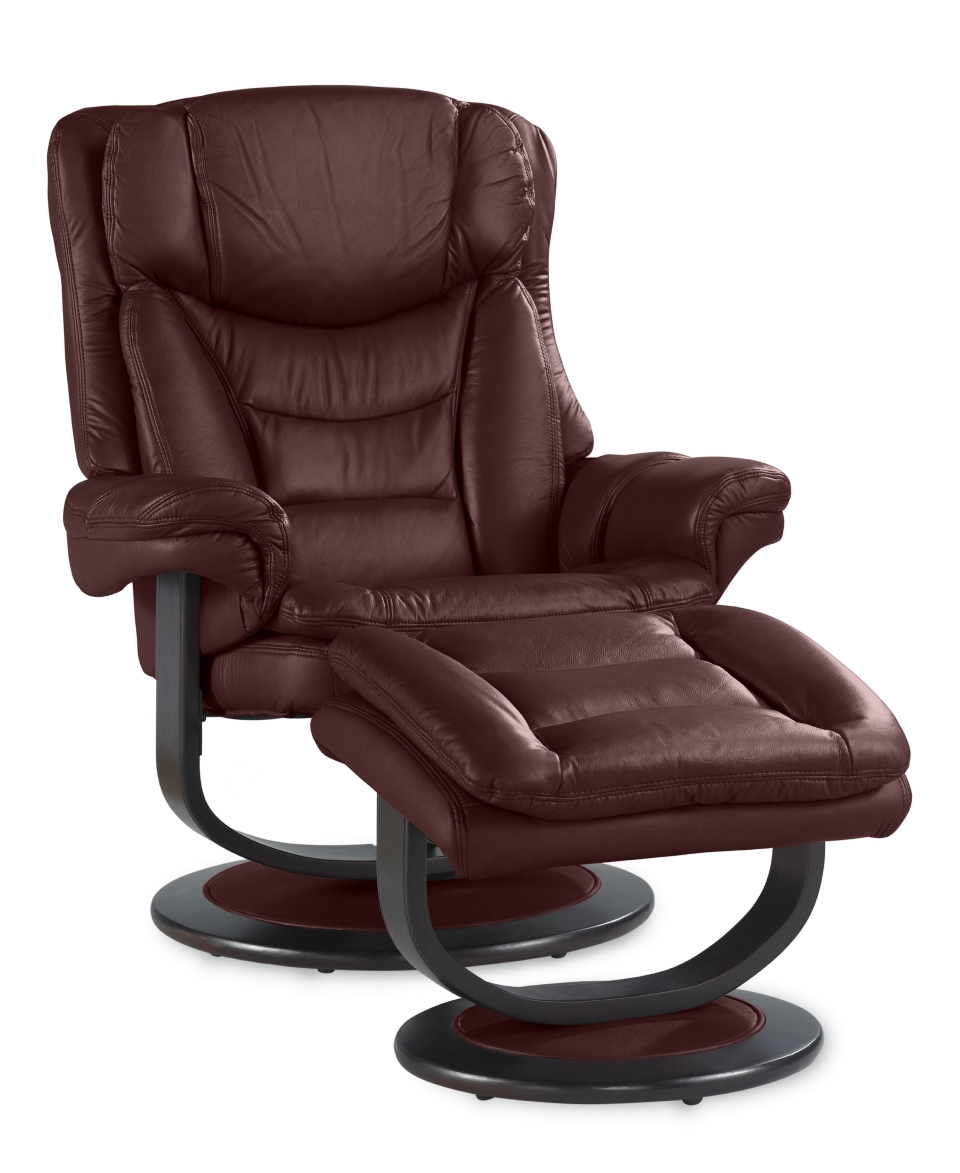 Impulse Recliner Chair, Swivel with Ottoman