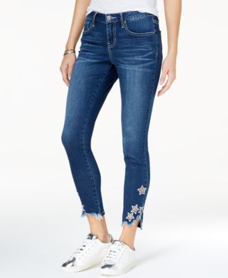 star cut out jeans