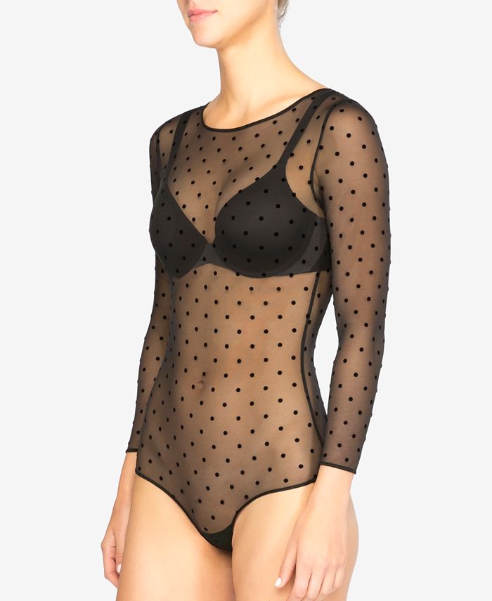 SPANX Sheer DotPrint Bodysuit 20144R & Reviews Bras, Panties