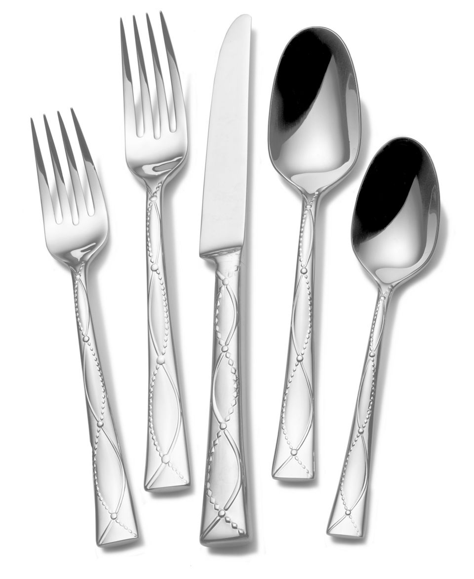 Mikasa Flatware 18/10, Parchment 5 Piece Place Setting   Flatware