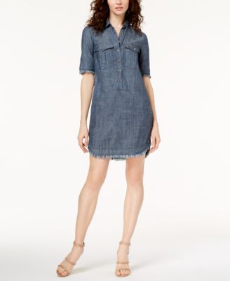trina turk denim dress