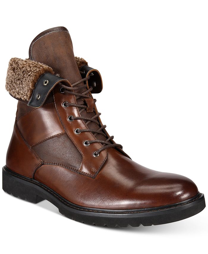 Bar III Men's Griffin LaceUp Boots, Created for Macy's & Reviews All