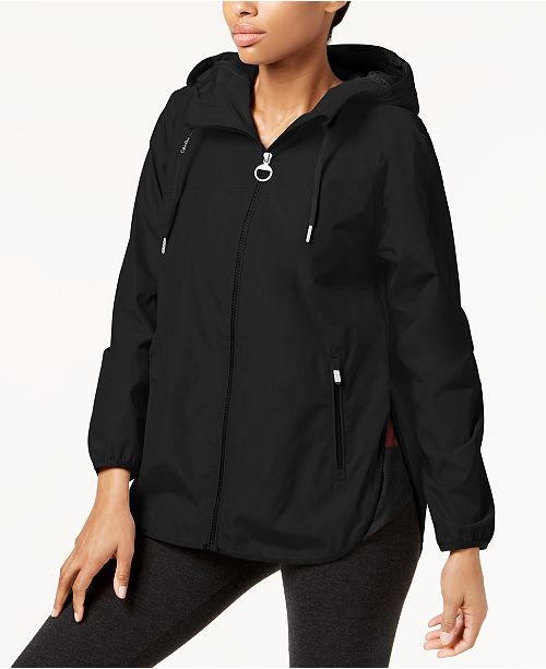 Calvin Klein Hooded Cross-Back Jacket & Reviews - Jackets & Blazers - Women  - Macy's