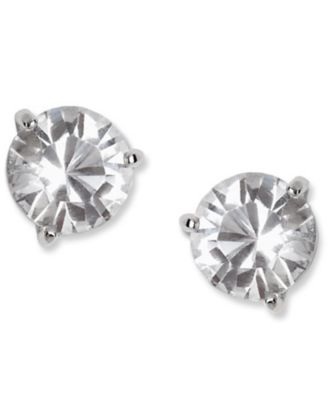 Swarovski Earrings, Solitaire Crystal 
