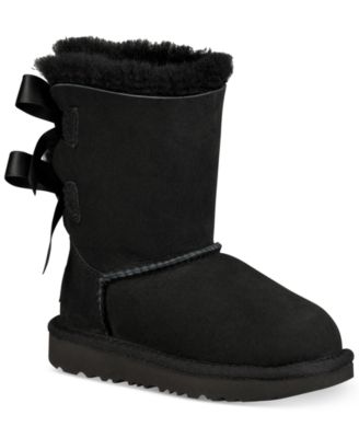 black and white uggs with bows