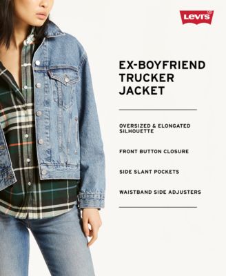 levi's women's ex boyfriend trucker jacket