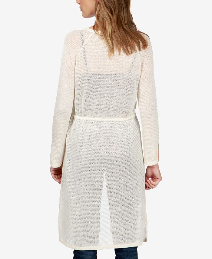 lucky brand open front duster cardigan
