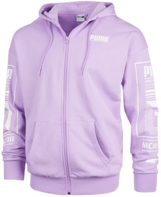 lilac zip hoodie