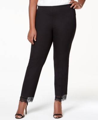 macys plus size pants