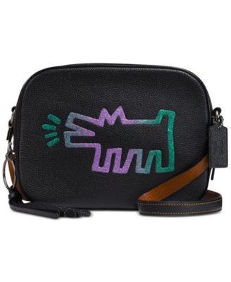 coach keith haring camera bag