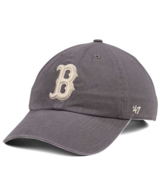 gray boston red sox hat