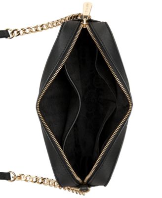 michael kors crossbody black and gold