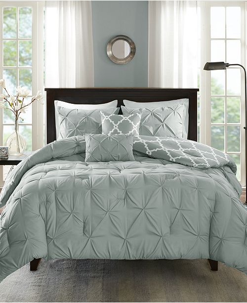 Madison Park Kasey Reversible 5 Pc Full Queen Comforter Set Reviews Bed In A Bag Bed Bath Macy S