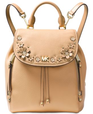 michael kors backpack with flowers