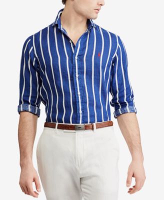 Polo Ralph Lauren Men's Striped Linen 
