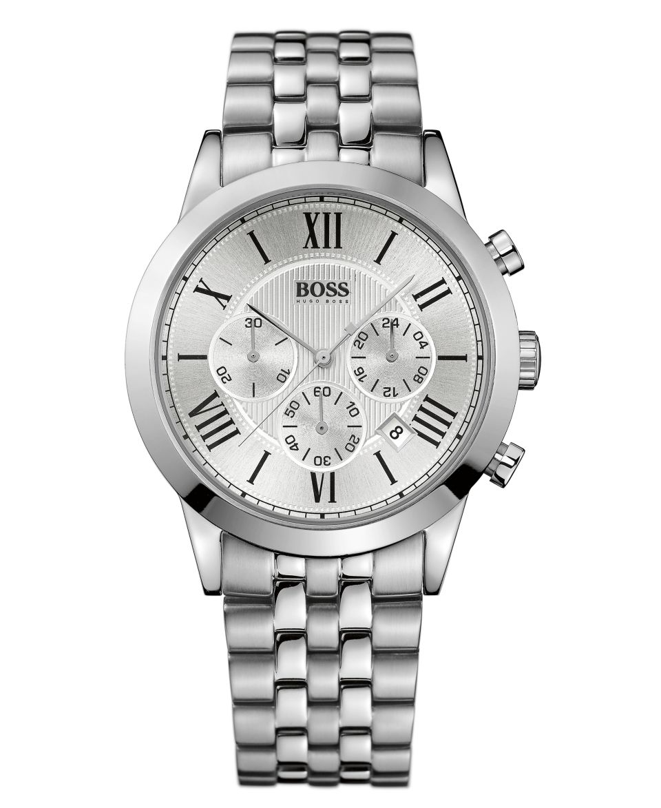 Hugo Boss Watch, Mens Stainless Steel Bracelet H1004   All Watches