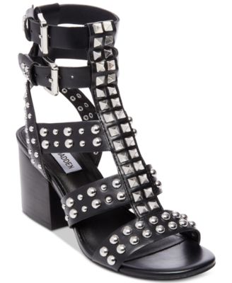 Double-Studded Gladiator Sandals 