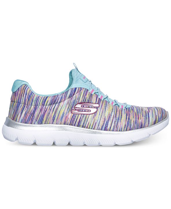 skechers women's summits wide width athletic sneakers from finish line