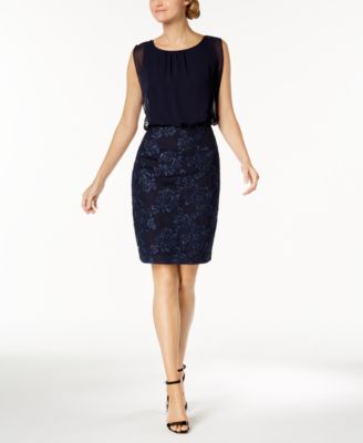 calvin klein blouson dress