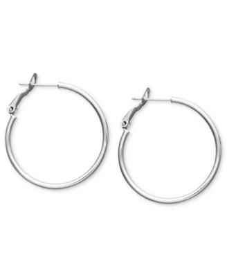 sterling earrings hoops