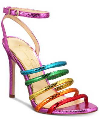 jessica simpson rainbow heels