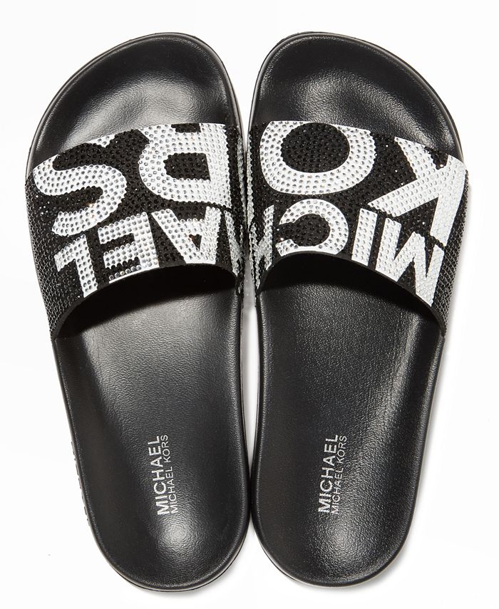 michael kors studded slides
