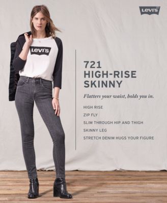 levi's womens high waisted skinny jeans