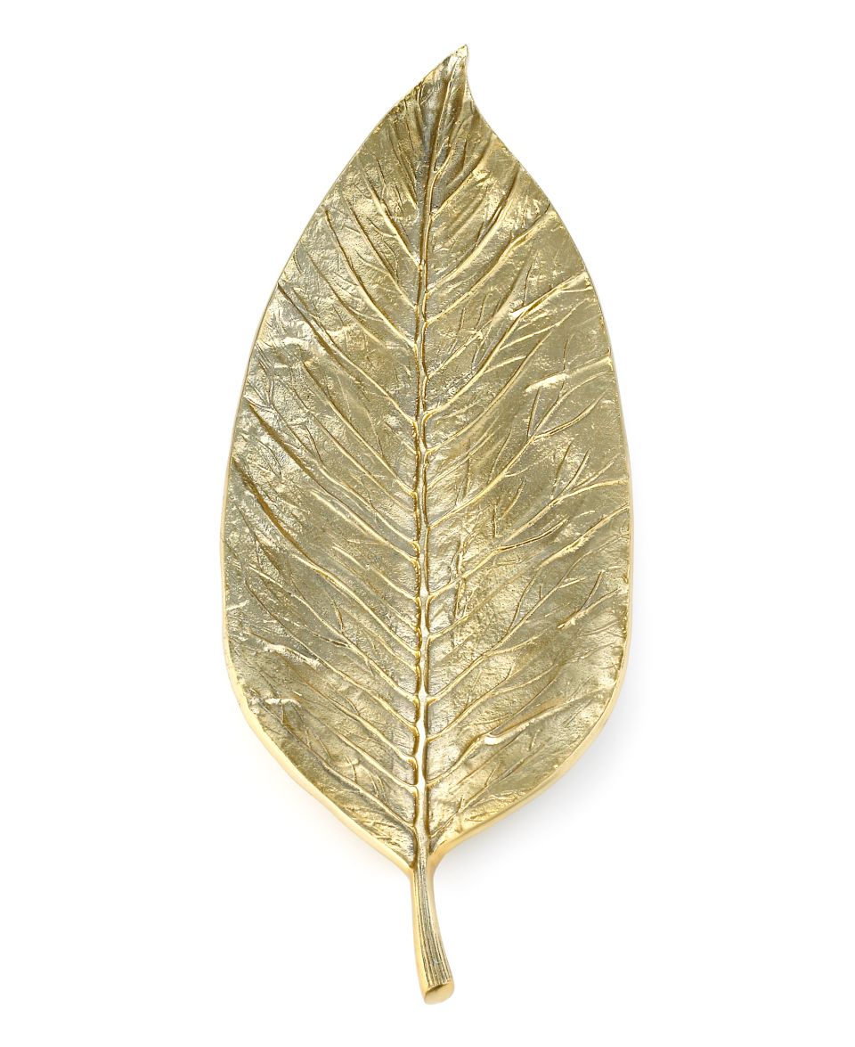 Martha Stewart Collection Serveware, Park Leaves 20 Gold Platter