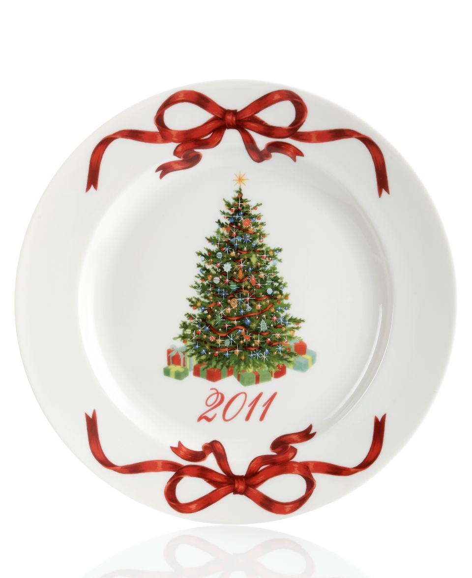 Martha Stewart Collection Dinnerware, Holiday Garden 2011 Tree Plate