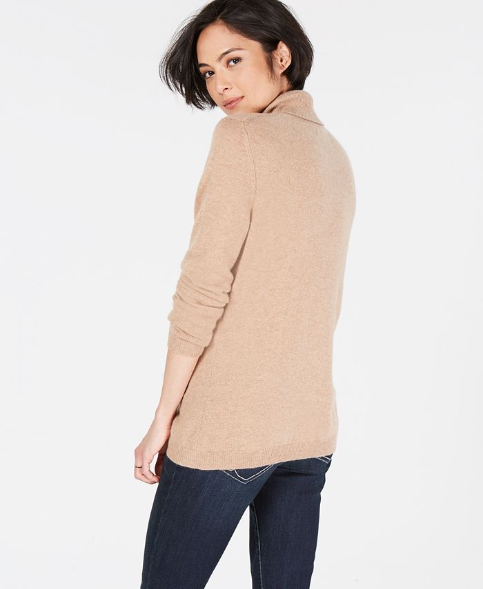 Charter Club Pure Cashmere Turtleneck Sweater in Regular & Petite Sizes