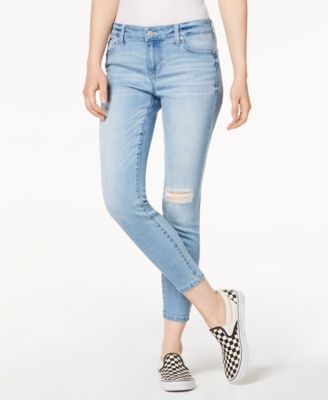 celebrity pink mid rise ankle skinny jeans
