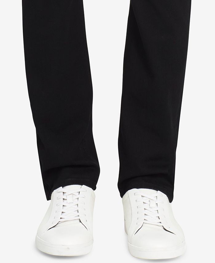 calvin klein straight fit stretch pants