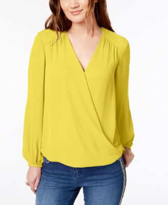 macy's surplice top