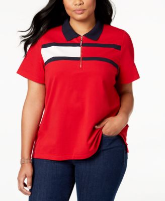 tommy hilfiger plus size polo shirts