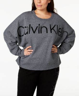 calvin klein plus size sweatshirt