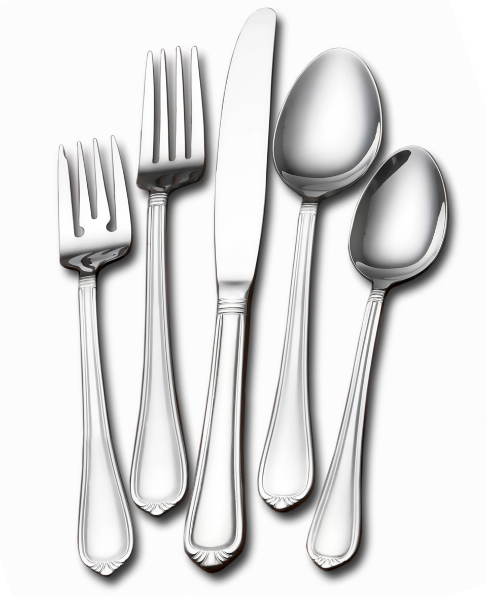 Towle Living Flatware, Jasmine 77 Piece Set