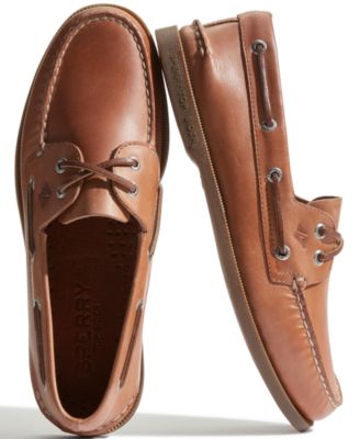 sperry leather boat shoes
