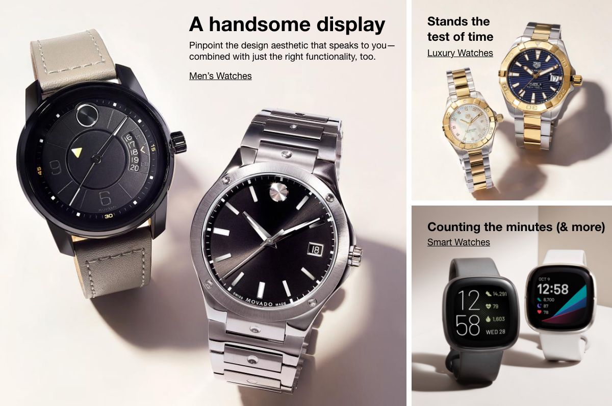 Watches For Men and Women - Macy's