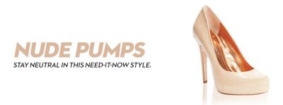 nude pumps macys